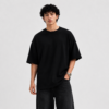 Crescaa Oversized T-Shirt – Black